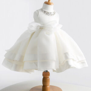 Korean girl baby baby full moon wine, birthday children's wedding dress, Princess fluffy dress
