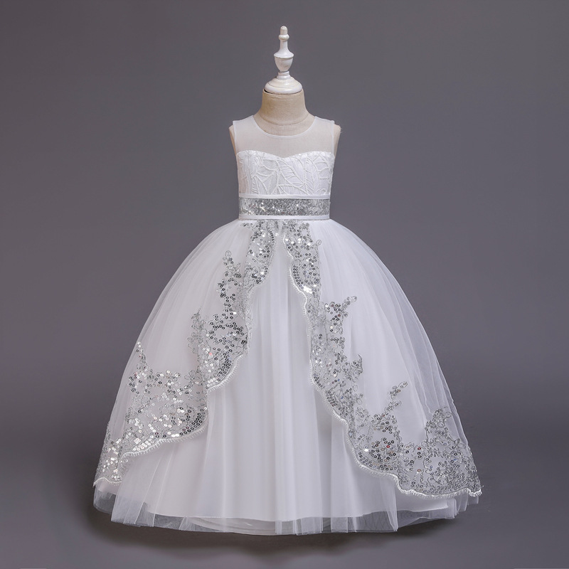Party 3D Lace Flower Girl Wedding Dress - Image 2