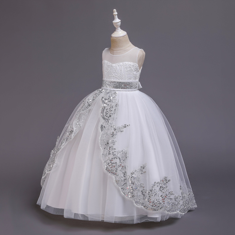Party 3D Lace Flower Girl Wedding Dress - Image 5