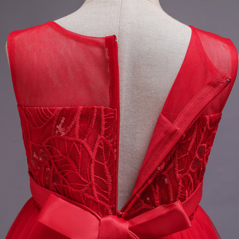 Party 3D Lace Flower Girl Wedding Dress - Image 6