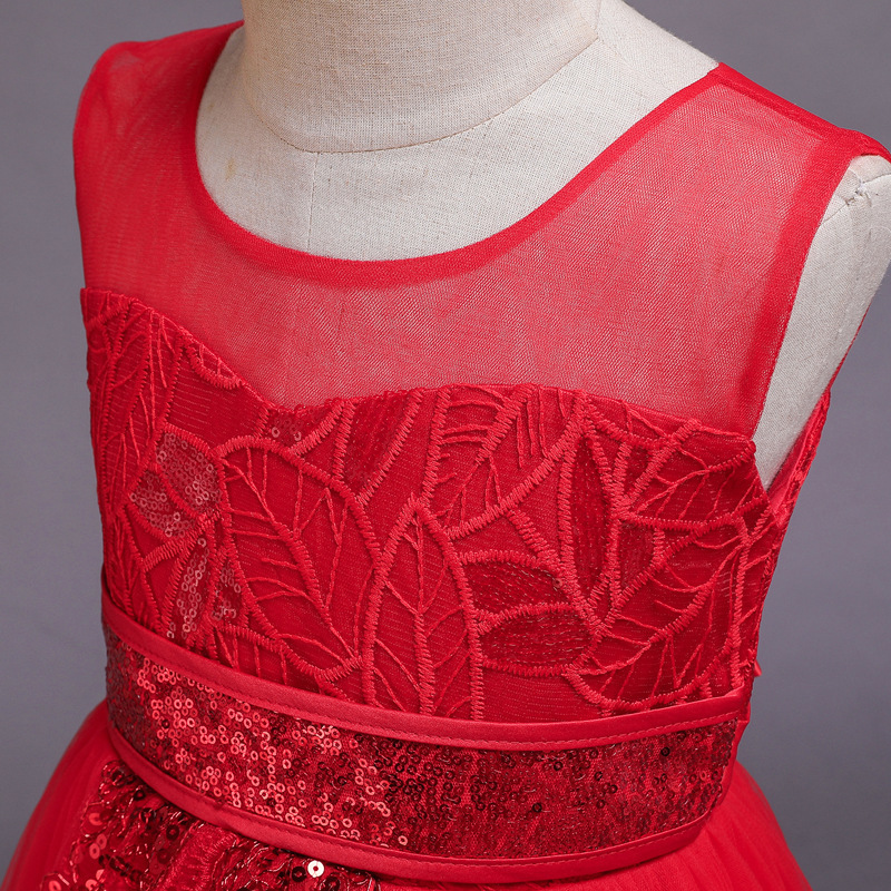 Party 3D Lace Flower Girl Wedding Dress - Image 8