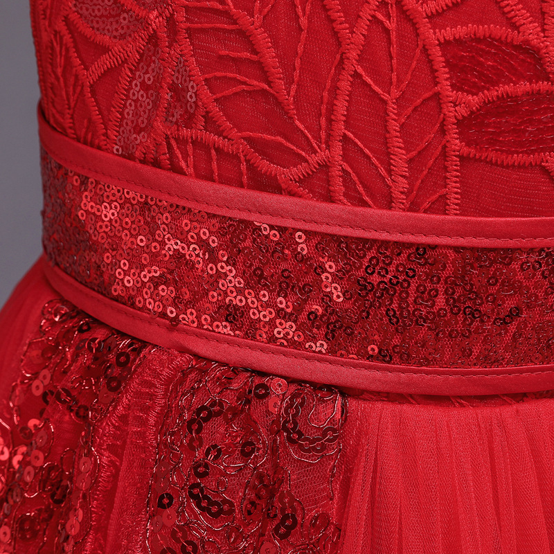 Party 3D Lace Flower Girl Wedding Dress - Image 9