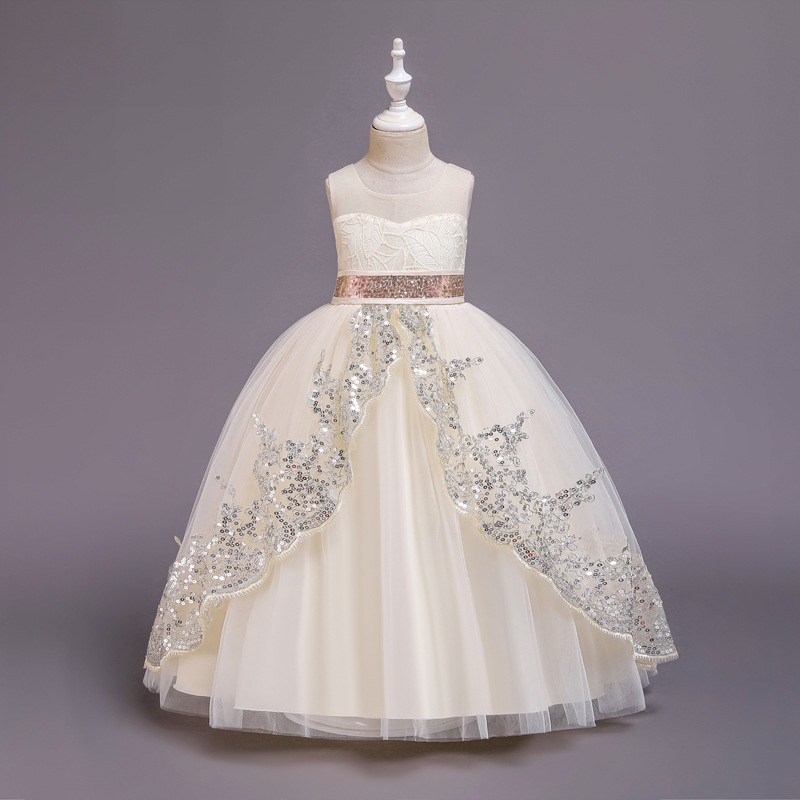 Party 3D Lace Flower Girl Wedding Dress - Image 10