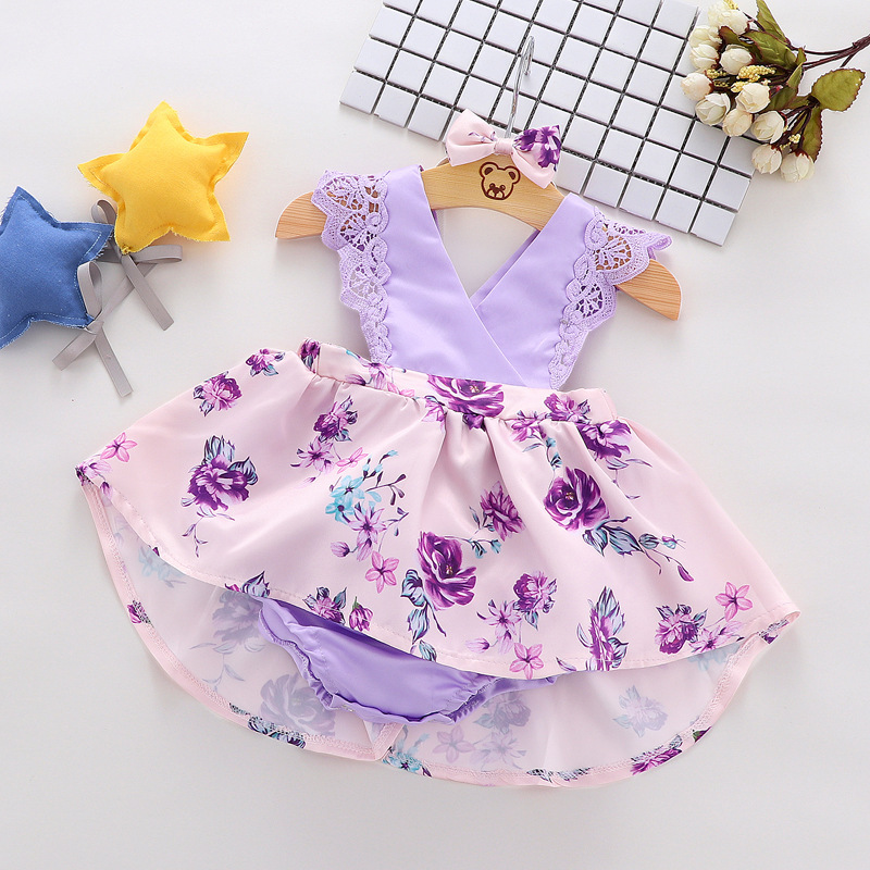 The factory sells directly the Korean version of the summer dress for girls and children in . The baby summer princess dress is a cross-border hair substitute. - Image 6