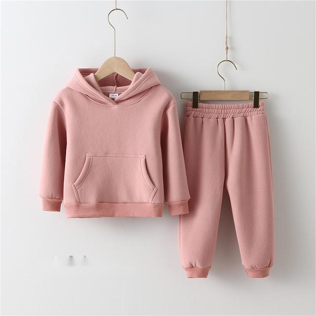 Children Clothes Kids Suit Warm Sweater Girl Fleece Hoodies - Image 4