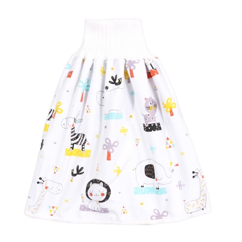 Cotton and bamboo fiber Baby diaper skirt - Image 3