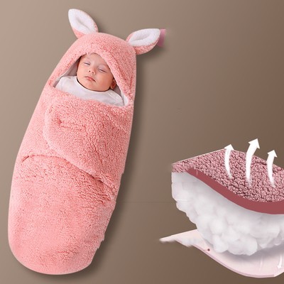 Baby Hold Newborn Thickened Out Wrap Swaddle Sleeping Bag - Image 4
