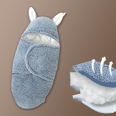 Baby Hold Newborn Thickened Out Wrap Swaddle Sleeping Bag - Image 6