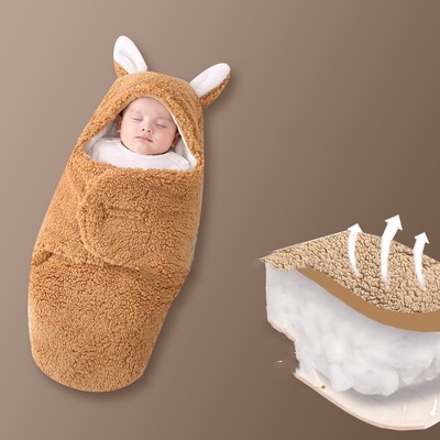 Baby Hold Newborn Thickened Out Wrap Swaddle Sleeping Bag - Image 7