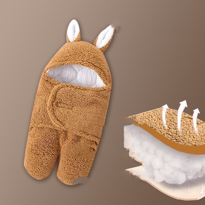 Baby Hold Newborn Thickened Out Wrap Swaddle Sleeping Bag - Image 10
