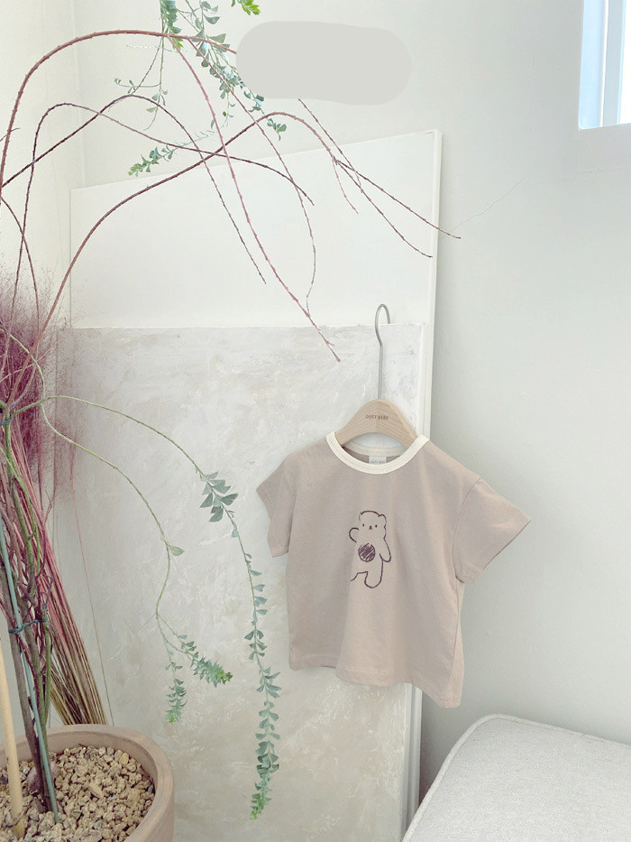 Baby Bear Cotton Suit Two-piece Cartoon Comfort For Babies And Toddlers - Image 4