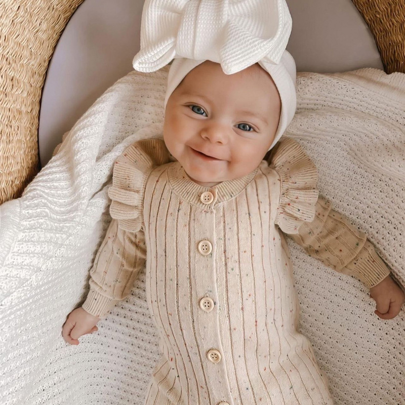 Baby Autumn Clothing Jumpsuit Knitted - Image 4
