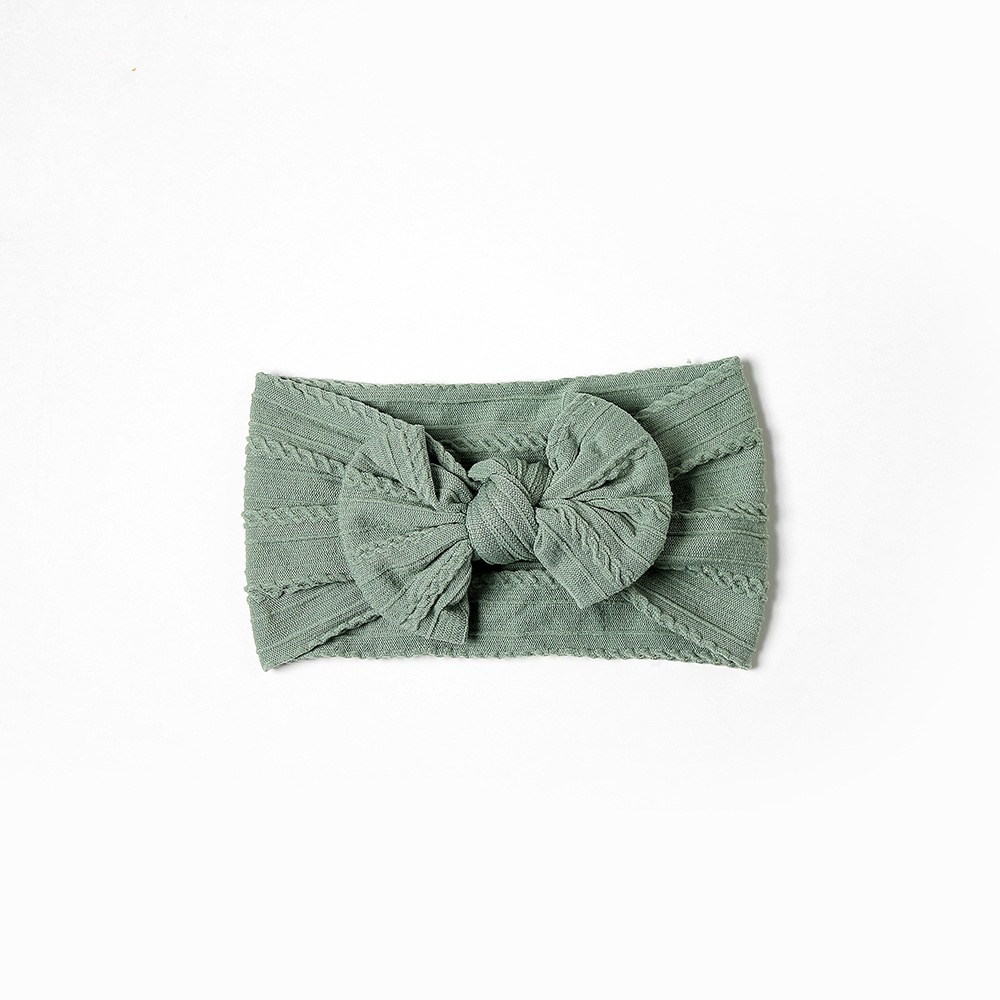 Baby Hair Accessories Elastic Head Bandwidth Edge Nylon Bow Headband For Children - Image 8