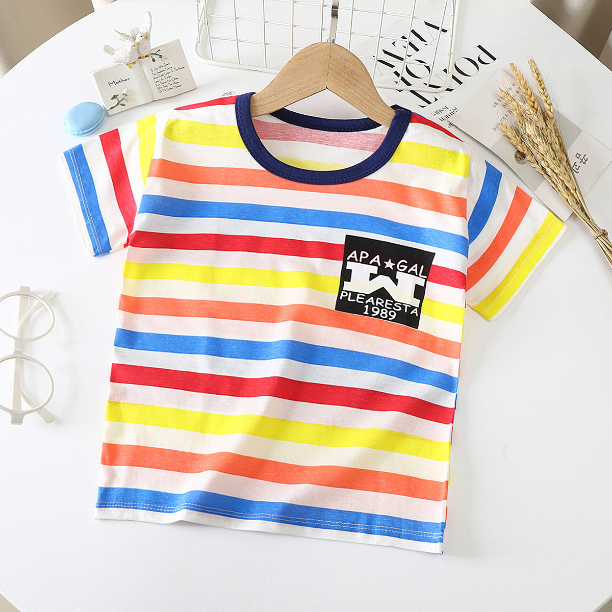 Children's Short-sleeved T-shirt cotton Baby Half-sleeved Bottoming Shirt - Image 2