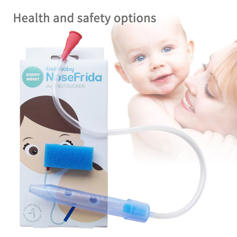 Baby Mouth Suction Nose Baby Cleaning Nose Anti-ride Nose Frida Nasal Aspirator Baby Health Care Medicine Dropper Accessories - Image 2