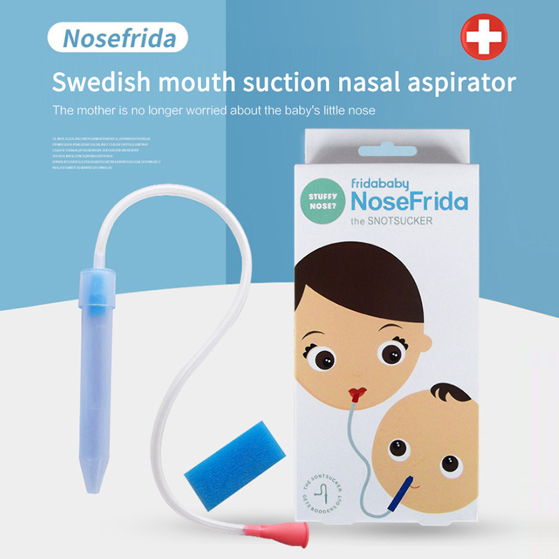 Baby Mouth Suction Nose Baby Cleaning Nose Anti-ride Nose Frida Nasal Aspirator Baby Health Care Medicine Dropper Accessories - Image 3