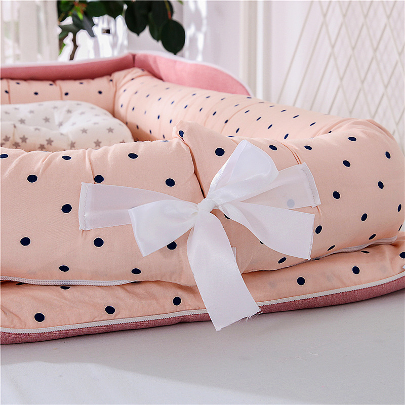 Cotton Portable Foldable Baby Bed - Image 5