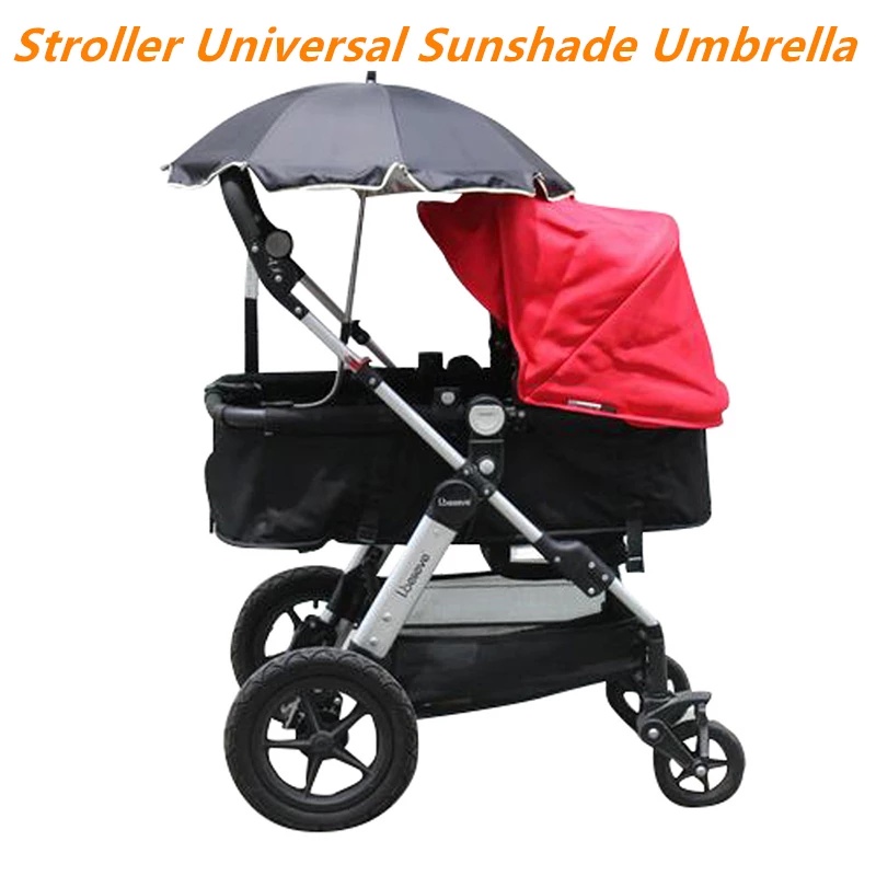 360 Degrees Pram Umbrellas Cart Accessories Adjustable Stroller Umbrella - Image 2