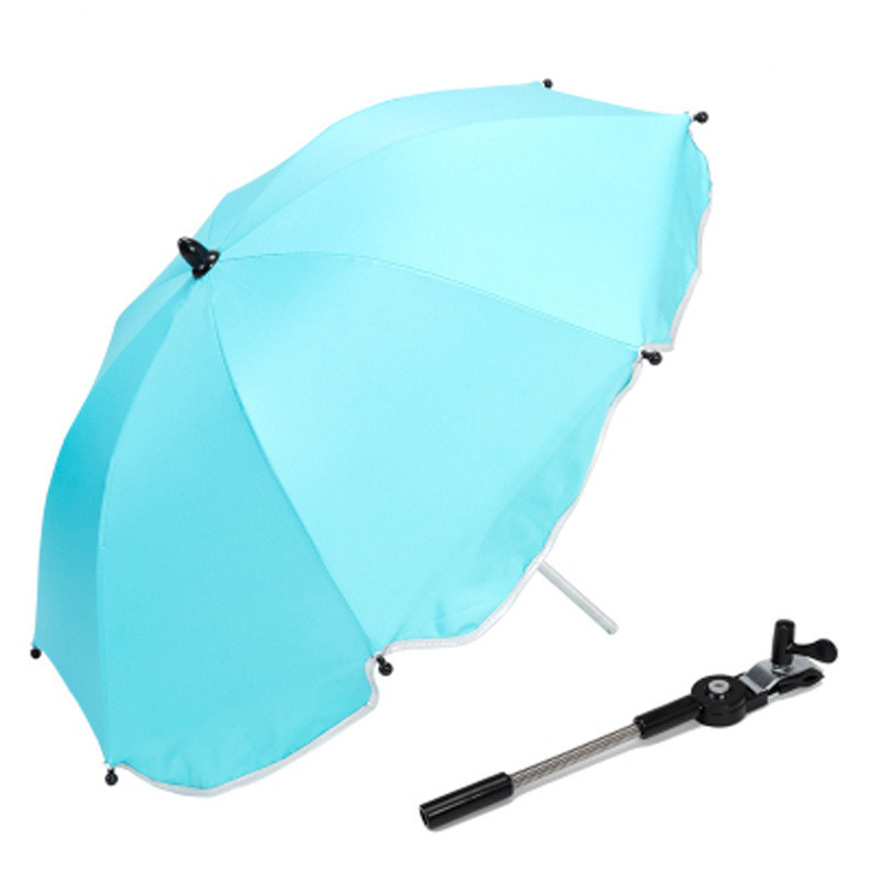 360 Degrees Pram Umbrellas Cart Accessories Adjustable Stroller Umbrella - Image 5