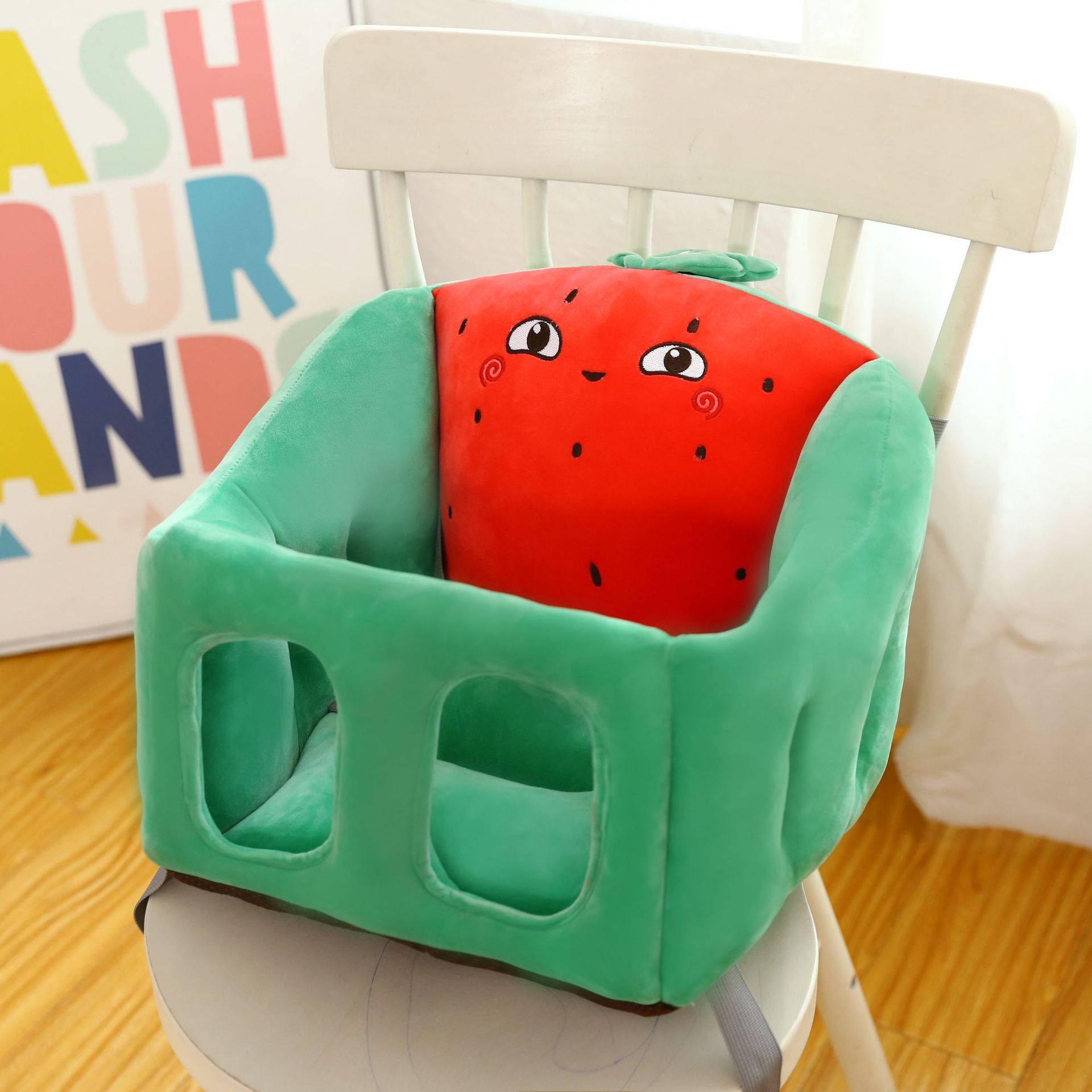 Cartoon Portable Baby Dining Chair Multifunctional Baby Car Can Be Fixed - Image 9