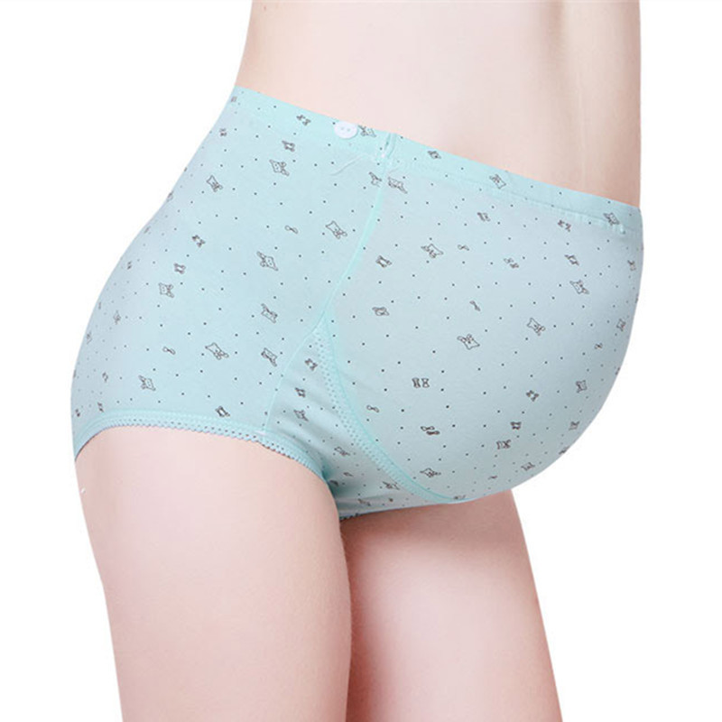 Pregnant women's underwear, stomach lift pants, maternity clothes, cotton, pregnant women's underwear, adjustable high waist pants - Image 8