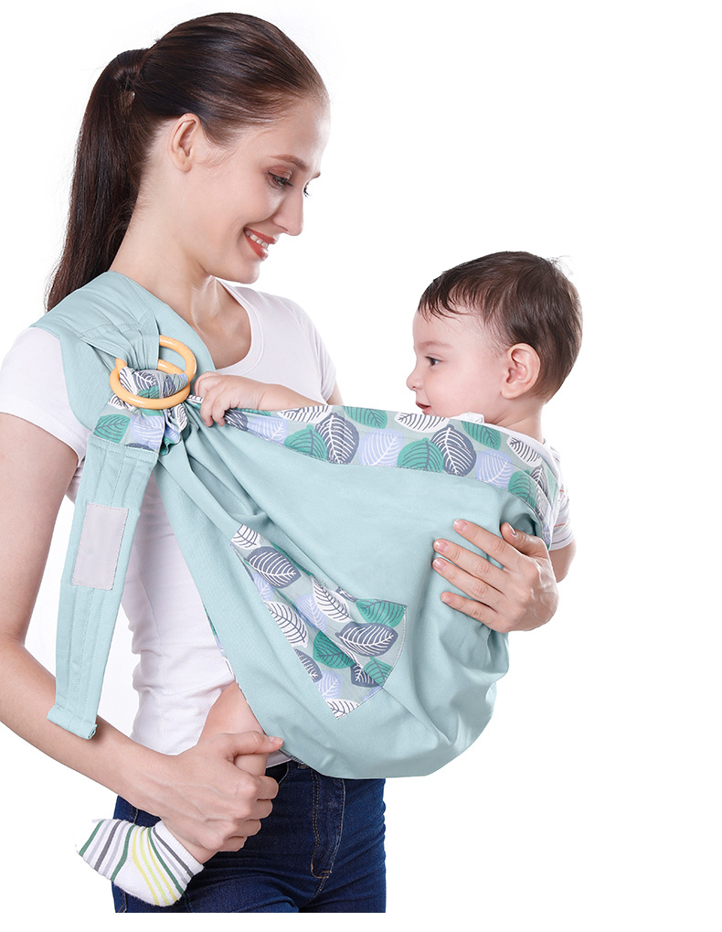 Baby Wrap Carrier Sling Adjustable Infant Comfortable Nursing Cover Soft Breathable Breastfeeding Carrier - Image 2