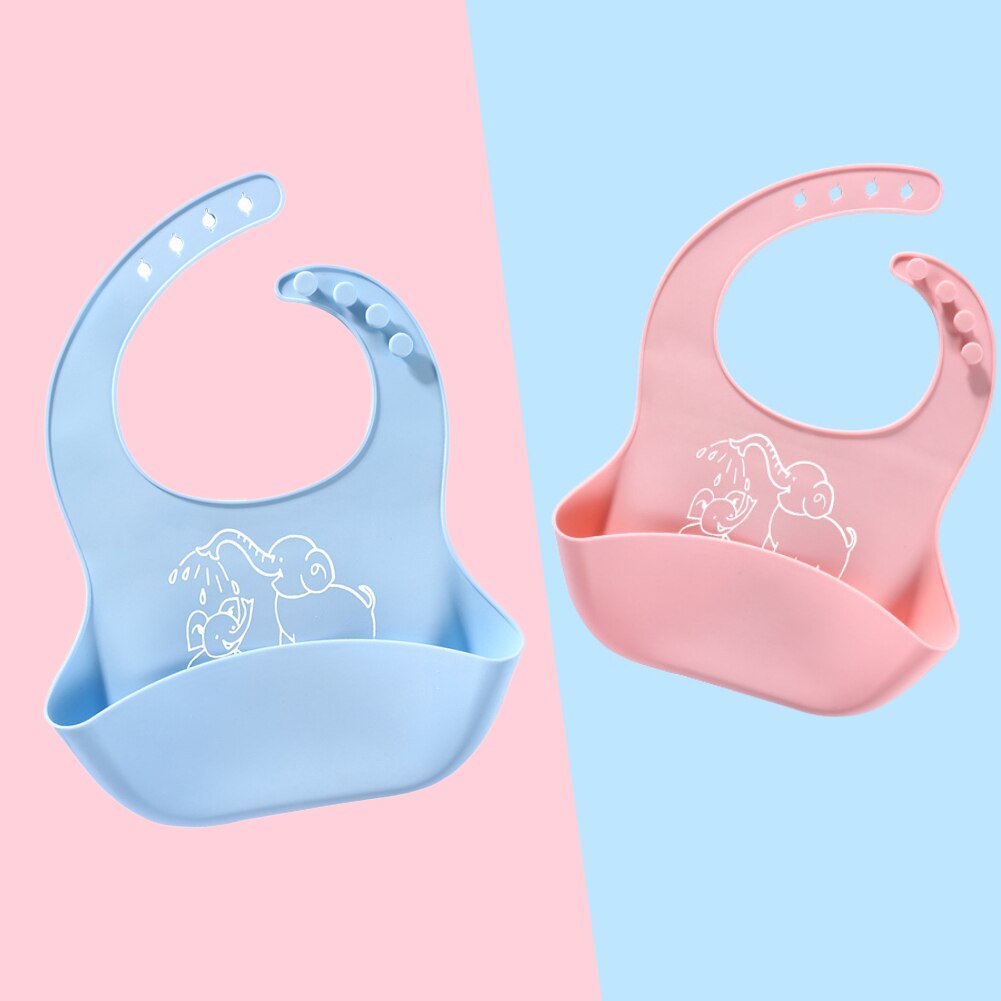 Baby food Bib baby meal silicone saliva bag - Image 3