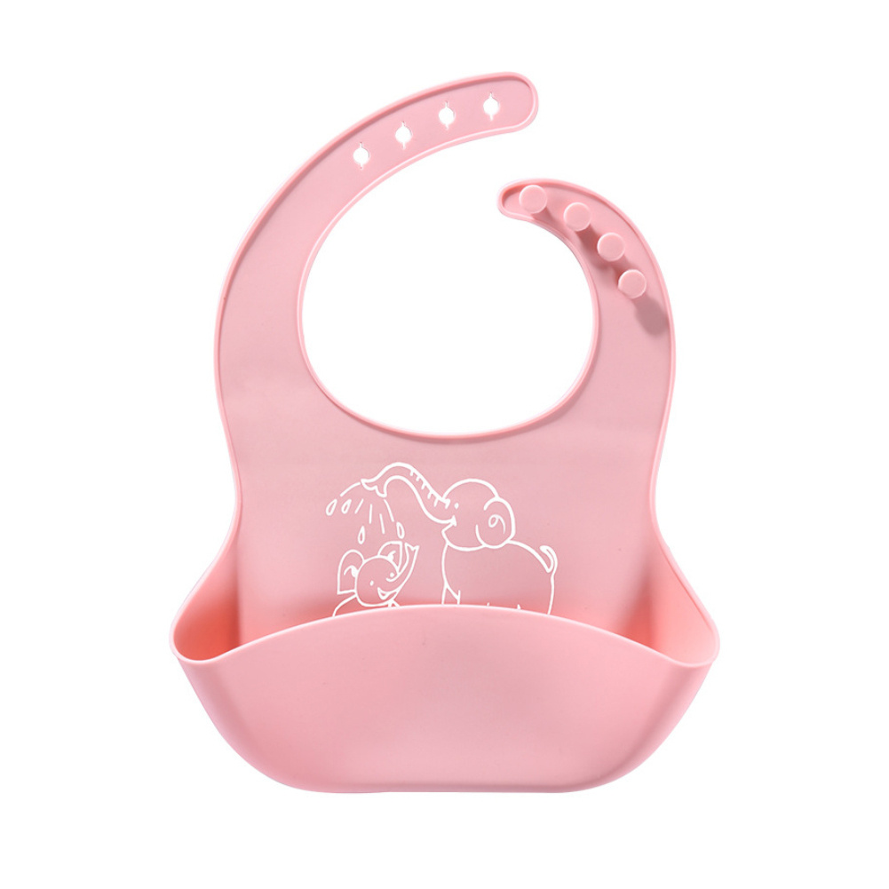 Baby food Bib baby meal silicone saliva bag - Image 8