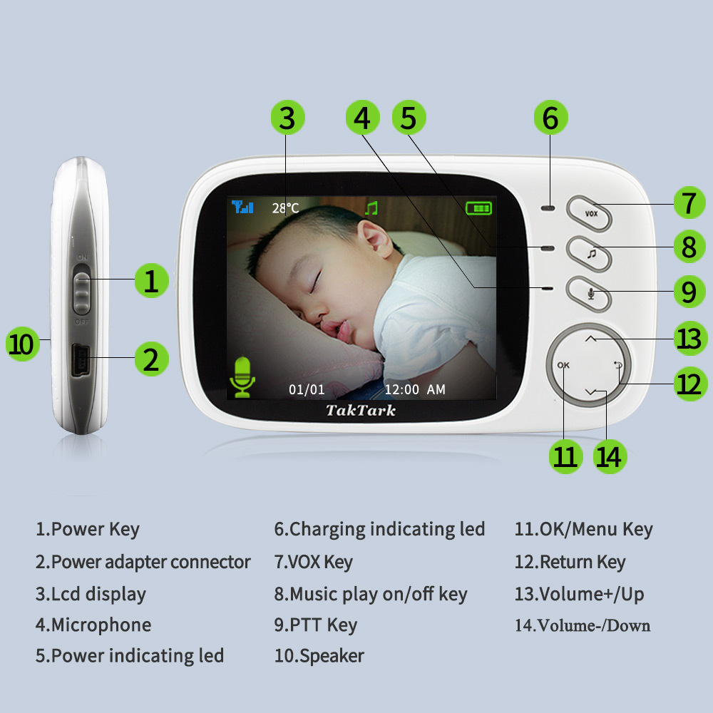 3.2 Inch Digital Baby Care Device - Image 2