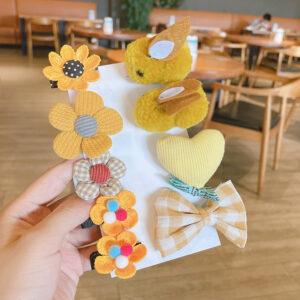 Children's Hair Accessories Net Red Hairpin Girls Bunny Hairpin