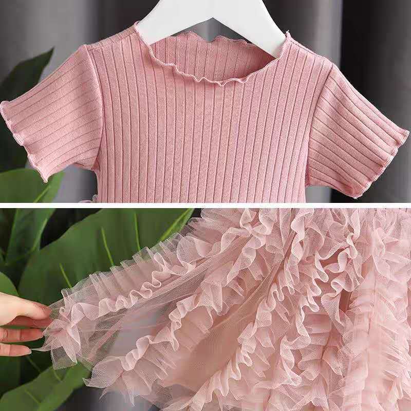 New Children's Clothing Girls Baby Dress Princess Yarn Skirt - Image 3