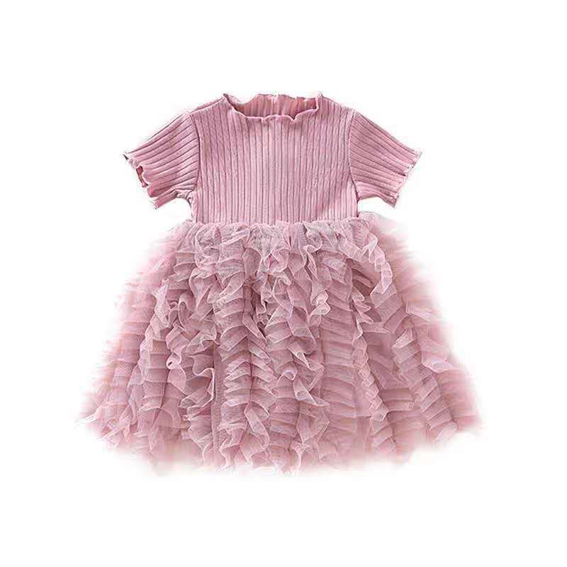 New Children's Clothing Girls Baby Dress Princess Yarn Skirt - Image 4