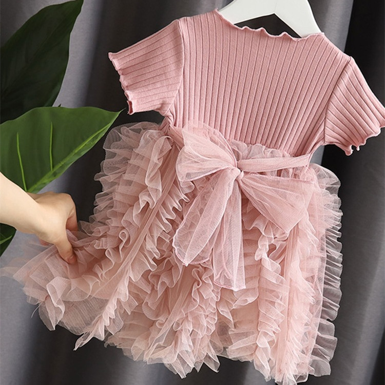 New Children's Clothing Girls Baby Dress Princess Yarn Skirt - Image 5