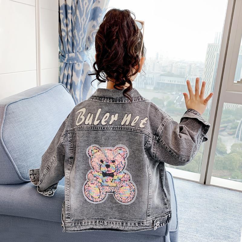 Cartoon Jacket Clothes Children Denim Tops - Image 5