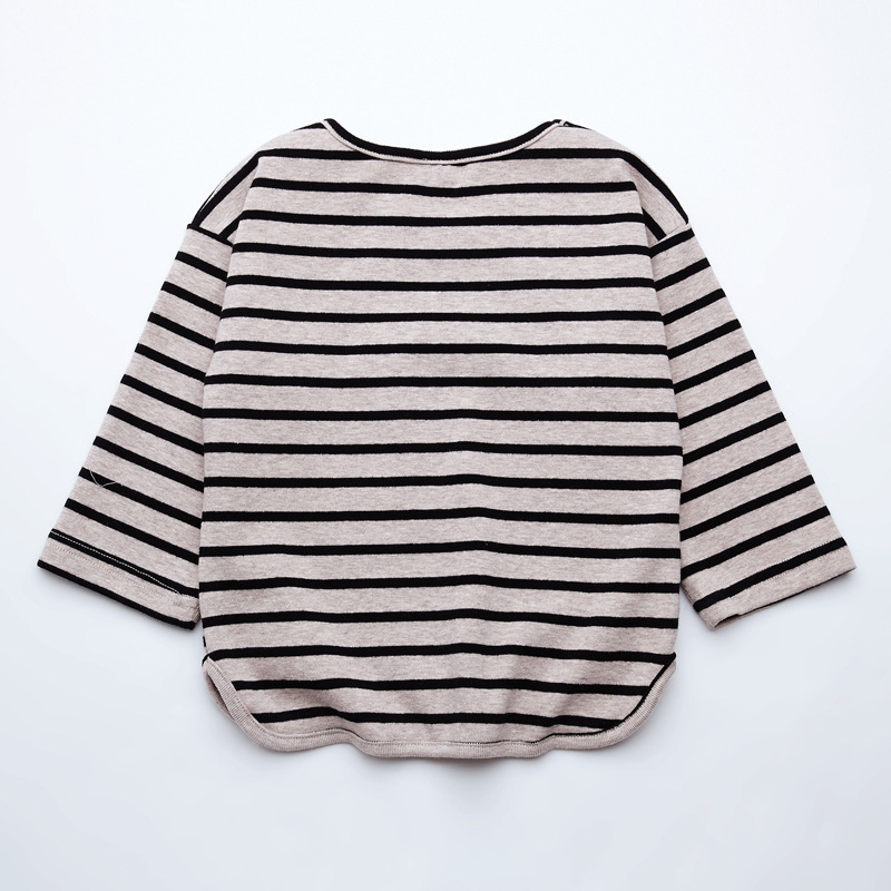 Fashion Striped Print Kids Baby Girls Clothes Cotton Long Sleeve T Shirts For Children Girls Autumn Spring Baby Clothing - Image 6