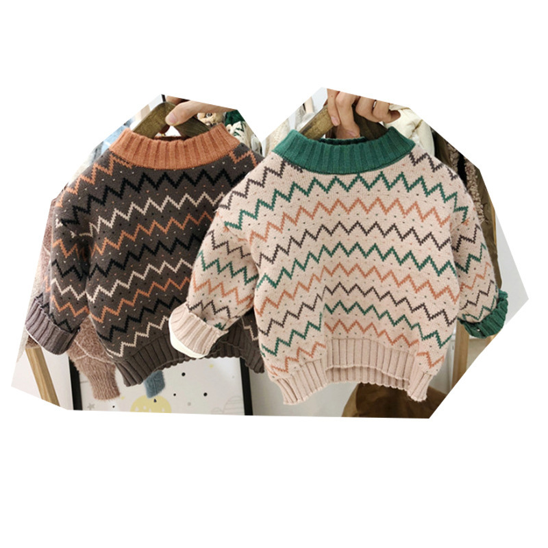 Korean Version Of Childrens Clothing Mens And Womens Baby Sweater - Image 2