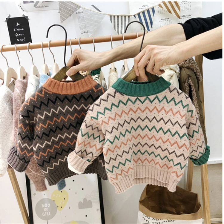 Korean Version Of Childrens Clothing Mens And Womens Baby Sweater - Image 5