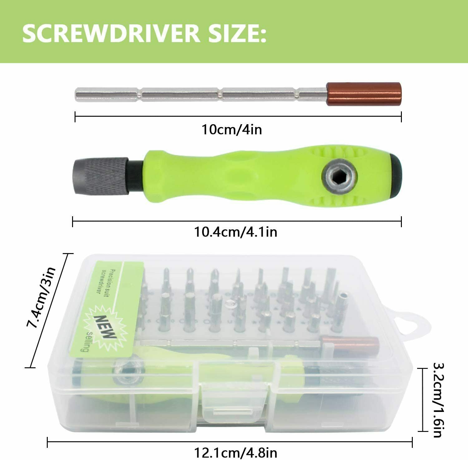 32 IN 1 Small Magnetic Screwdriver Set Torx Driver Professional Repair Tool Kit - Image 4
