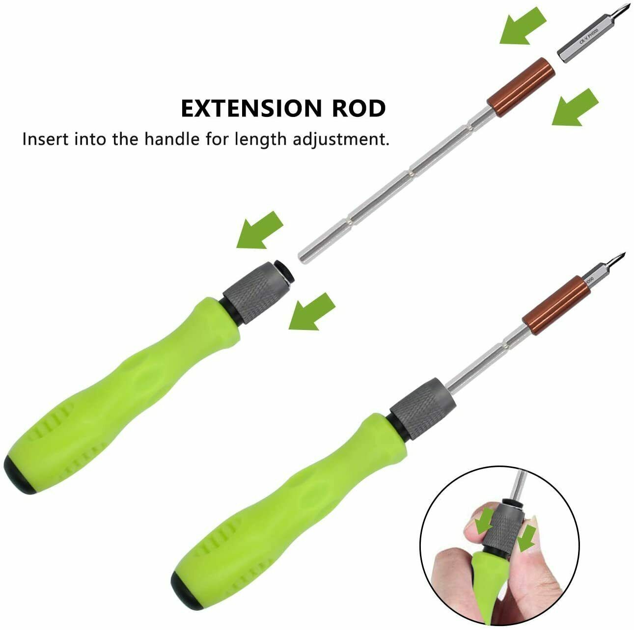 32 IN 1 Small Magnetic Screwdriver Set Torx Driver Professional Repair Tool Kit - Image 7