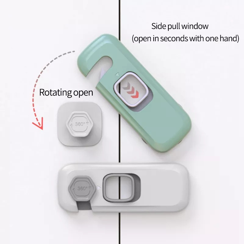 Home Refrigerator Lock Fridge Freezer Door Catch Lock Toddler Kids Child Cabinet Safety Lock For Baby Safety Child Lock - Image 5