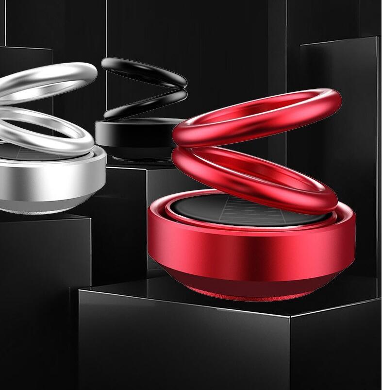 Solar Auto Rotation Car Air Freshener Perfume Seat - Image 4