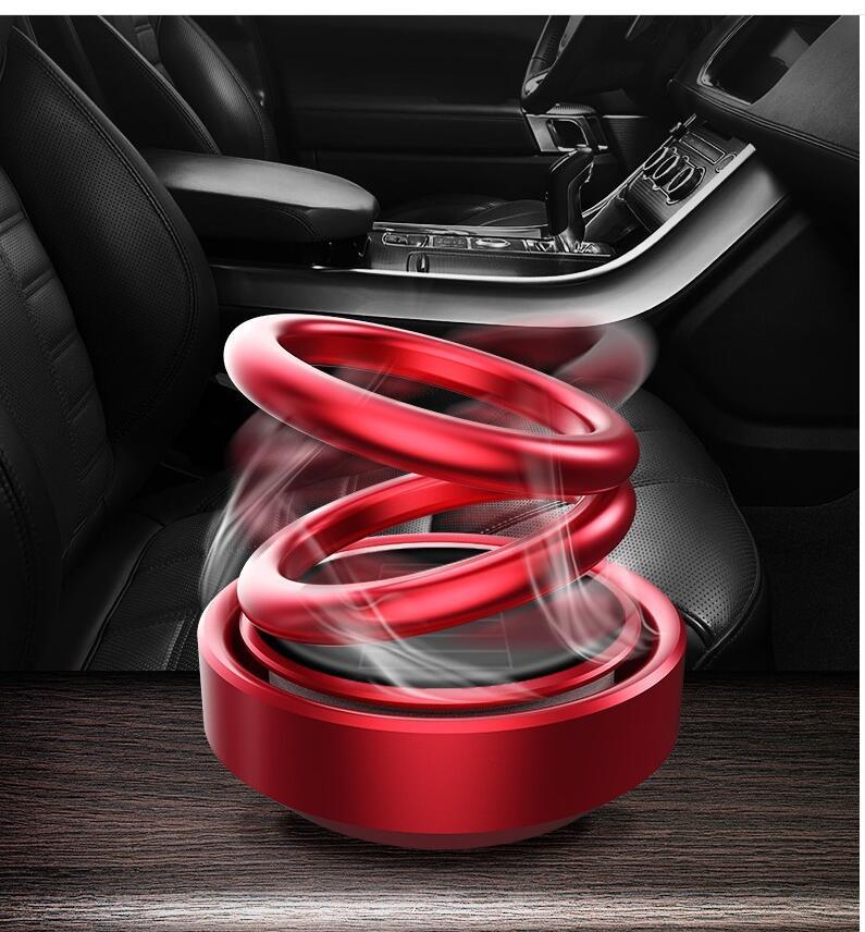 Solar Auto Rotation Car Air Freshener Perfume Seat - Image 5
