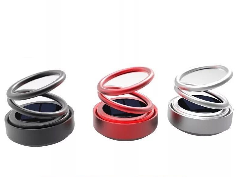 Solar Auto Rotation Car Air Freshener Perfume Seat - Image 9
