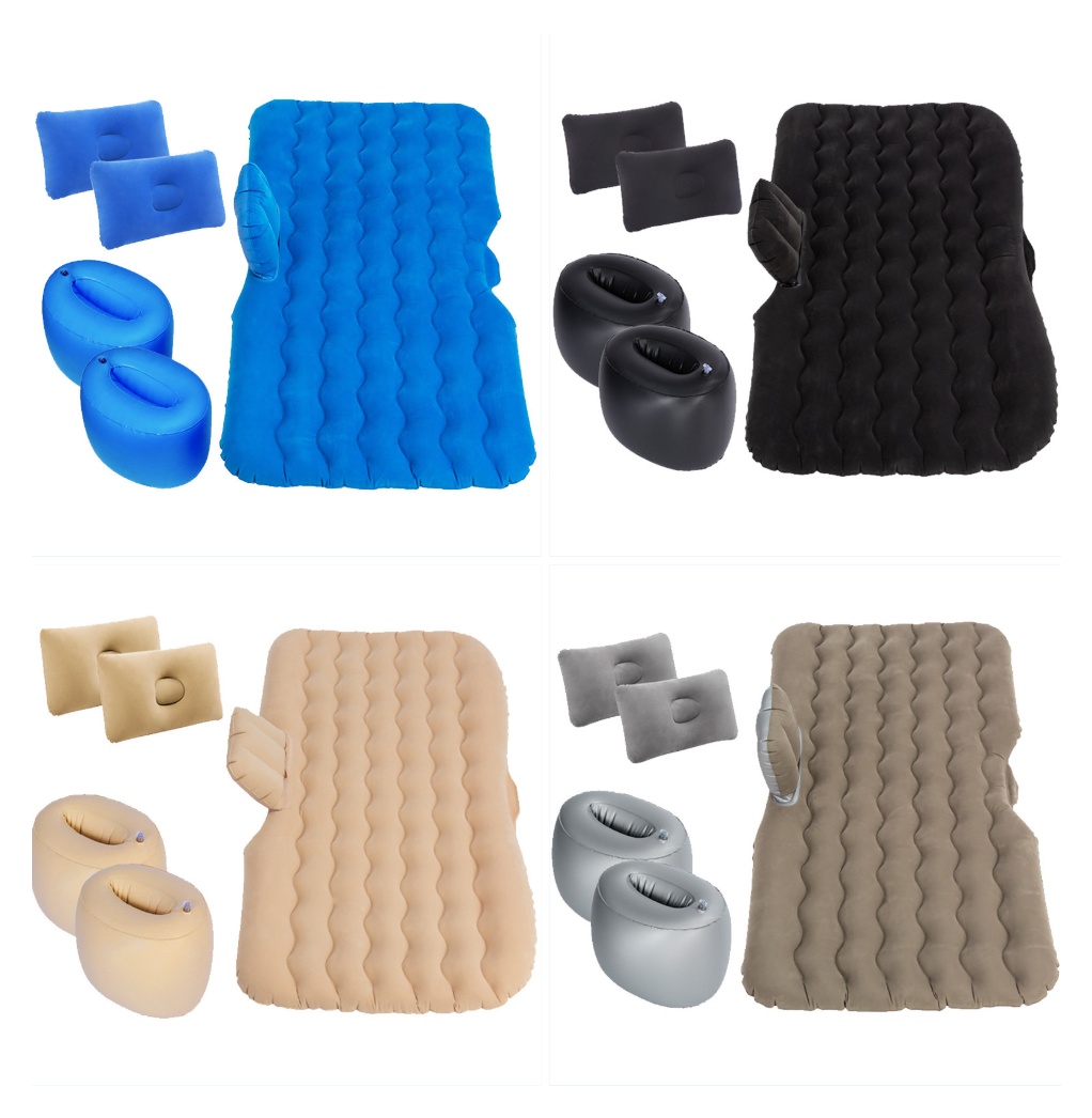 Inflatable Mattress Camping Car Air Mattress Car Travel Mattress Outdoor Car Pillow Bed - Image 4