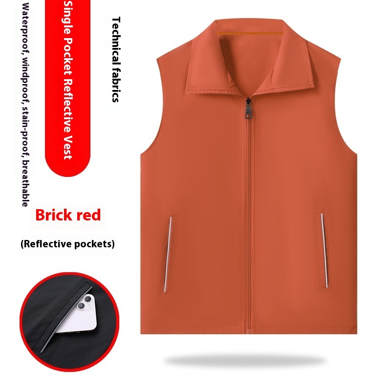 High-end Vest Outdoor Reflective Vest Overalls - Image 3