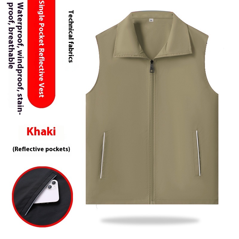 High-end Vest Outdoor Reflective Vest Overalls - Image 4