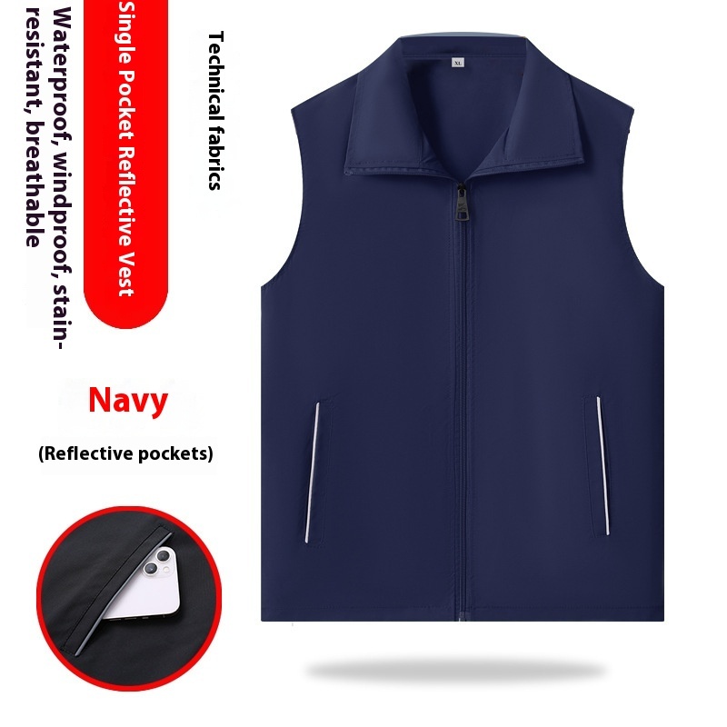 High-end Vest Outdoor Reflective Vest Overalls - Image 6