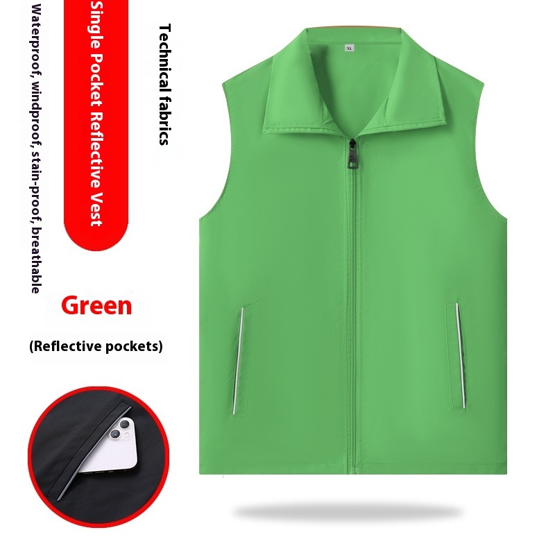High-end Vest Outdoor Reflective Vest Overalls - Image 9