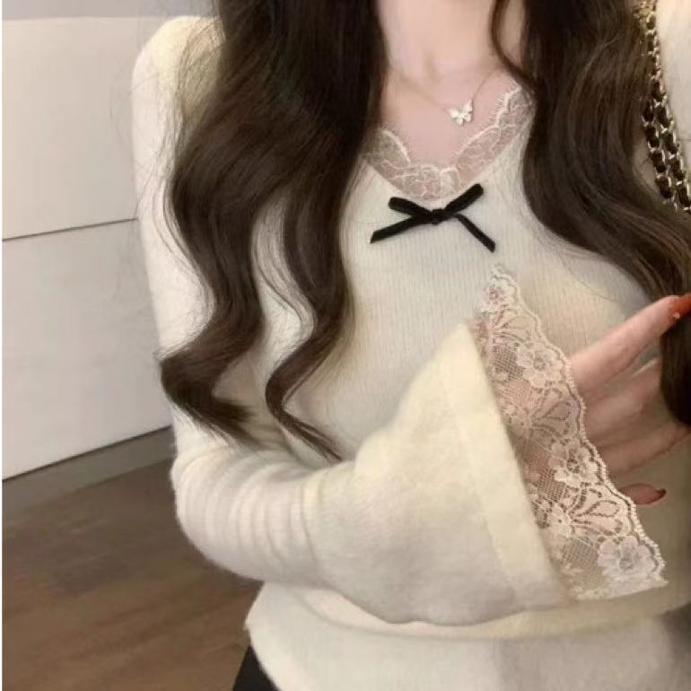 Women's Fashion Slim Fit Lace Long Sleeve