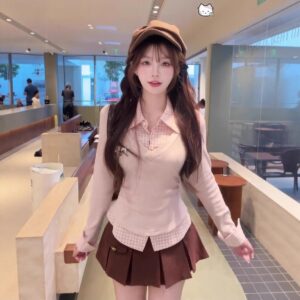 Women's AutumnWinter Stylish Waist-Cinching Slimming Top